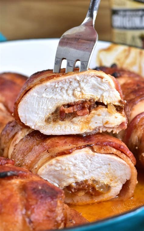 Bbq Bacon Stuffed Chicken Breast Will Cook For Smiles