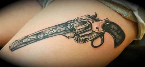 Time tattoos body art tattoos sleeve tattoos gun tattoos tatoos tattoo sketches tattoo drawings i tattoo sketch ink. Gun Tattoos Designs, Ideas and Meaning | Tattoos For You