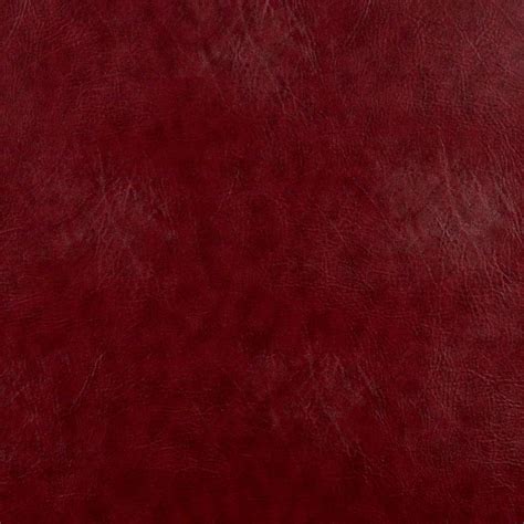 Port Burgundy Leather Hide Grain Indoor Outdoor Vinyl Upholstery Fabric
