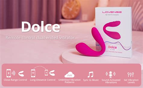 Amazon Com Lovense Dolce Couples Vibrator Bluetooth Clitoris G Spot Bullet Vibrator For