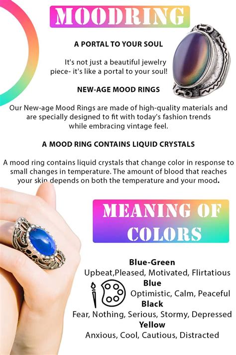 What Does The Color Blue On A Mood Ring Mean The Meaning Of Color