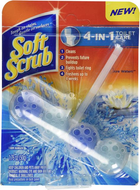 soft scrub 4 in 1 toilet care sapphire waters 50 gram toilet ring