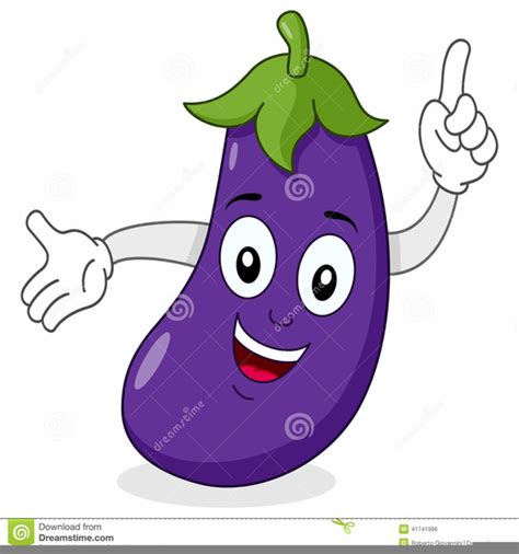 Cartoon Eggplant Clipart Free Images At Vector Clip Art