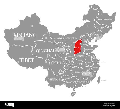 Shanxi Map Cut Out Stock Images And Pictures Alamy