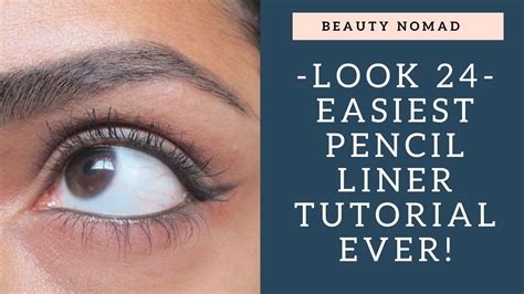 How to apply eyeliner with pencil. How to do Eyeliner with a Pencil- Easiest Tutorial for ...