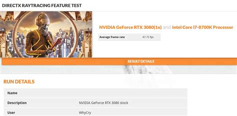 Maybe you would like to learn more about one of these? UL launches 3DMark DirectX Ray Tracing feature test - VideoCardz.com