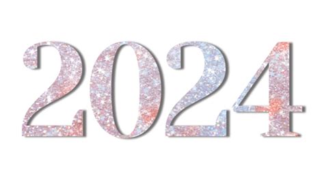 2024 New Year Greetings Three Dimensional Text Two Thousand And Twenty