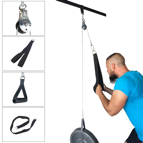 Exercise Machine Accessories Diy Pulley Cable Machine Gym Exercise