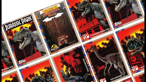 Tyrannosaurus Rex 3 Jurassic Park 1993 Topps German Trading Card