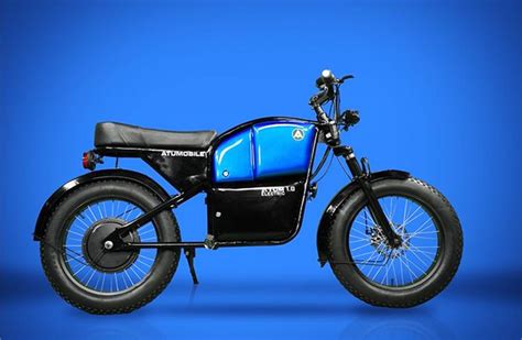 Atumobile Begins Deliveries Of Retro Vintage Electric Motorcycle