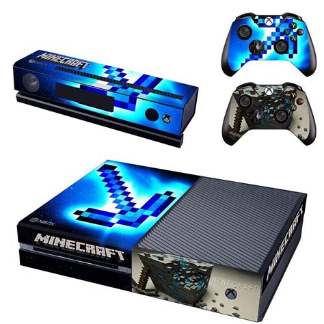 Minecraft Xbox One Skin Decal For Console And 2 Controllers Xbox One