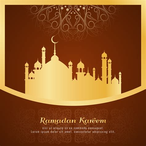 Abstract Ramadan Kareem Religious Islamic Background 504275 Vector Art