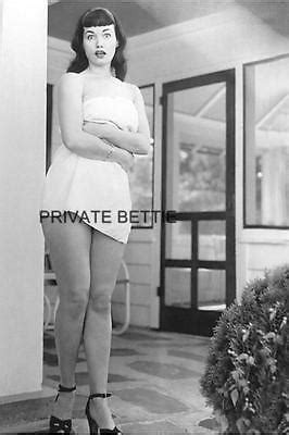 Bettie Page X B W Photo E Betty EBay