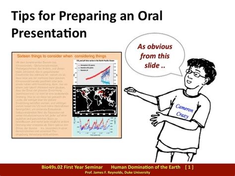 Tips Preparing Slides For An Oral Presentation