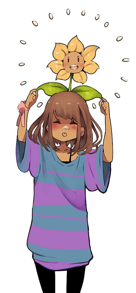 Frisk And Flowey Undertale