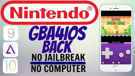 New Gba4ios Back On Ios 10 And 9 No Jailbreakno Computer Free