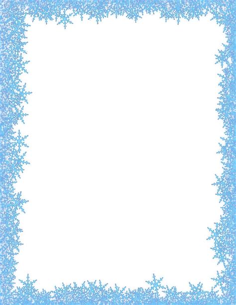 Pics Photos Of Bl Blue Winter Snowflake Website Border Blue Snowflake