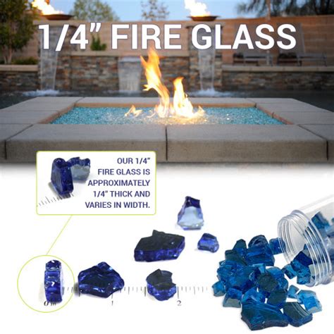 1 2 Azuria Reflecting Premium Fire Glass The Fire Pit Store