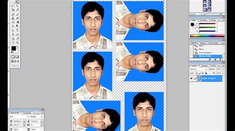 Photo 30x40 mm (3x4 cm) in 2 seconds. How to create 4R Size Picture - YouTube