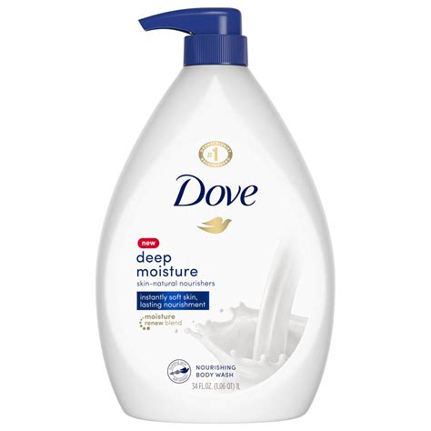 Dove Body Wash Pump Deep Moisture 34 Oz
