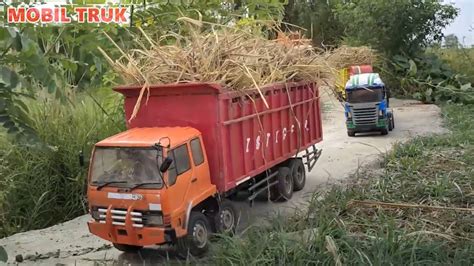 mobil truk tronton fuso tribal rc muat jerami truck rc kontainer
