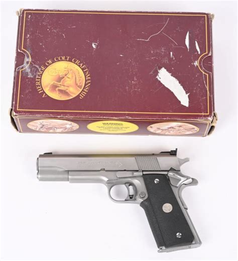 Sold Price Boxed Colt Gold Cup National Match 1911 Pistol June 5