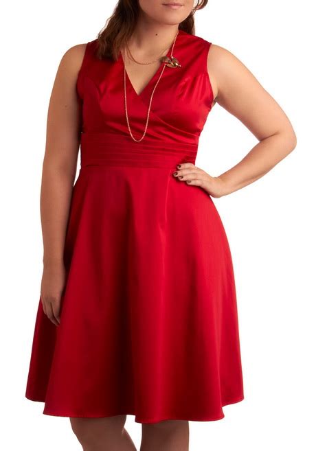 Plus Size Red Party Dresses