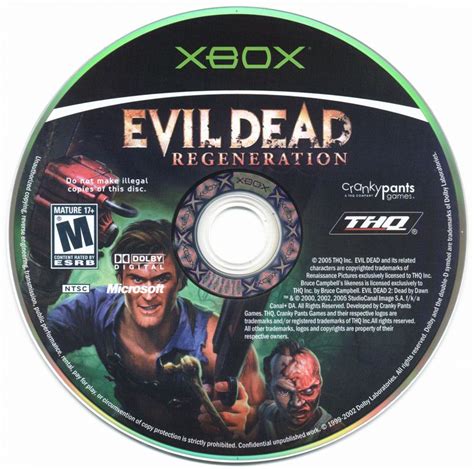 Evil Dead Regeneration 2005 Xbox Box Cover Art Mobygames