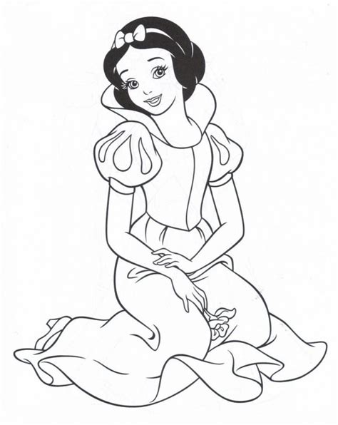 Dibujos para colorear e imprimir. Dibujos de Princesas Disney para colorear e imprimir gratis