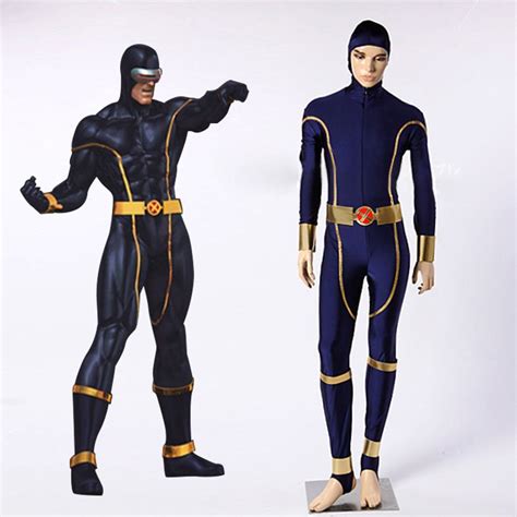 Custom Made X Men Cyclops Cosplay Costume For Mens Halloween