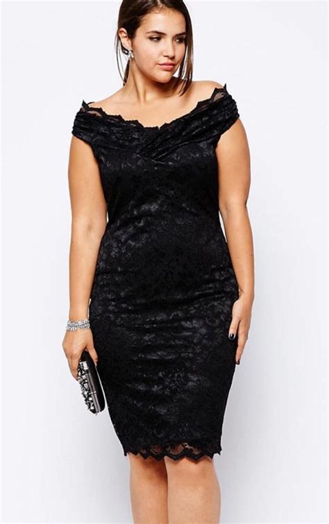 Sexy Black Plus Size Dress Pluslookeu Collection