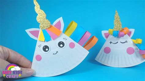 Rocking Paper Plate Unicorn Craft Paper Craft For Kids Youtube