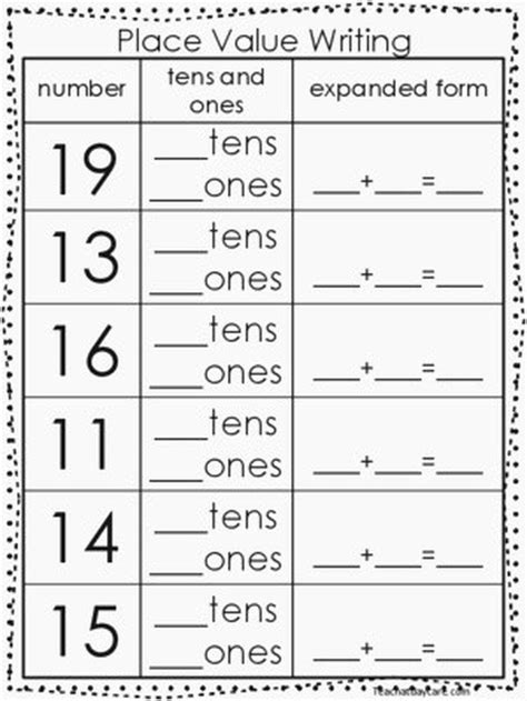 Graphing worksheets for grade 1 contain different variants like counting objects, graphing by coloring, comparing tally marks, creating a graph, reading bar graph, drawing bar graph to represent the data, and much more. Tens and Ones Worksheets Kindergarten Place Value Tens and ...