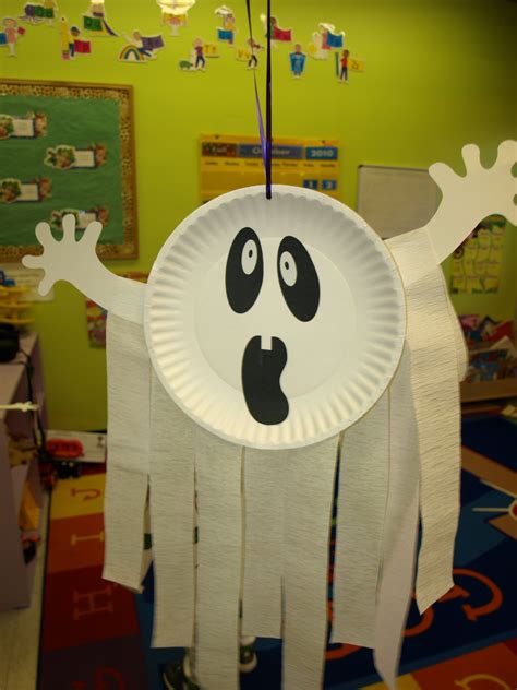 Paper Cup Ghost Craft For Kids Diy Halloween Decorati