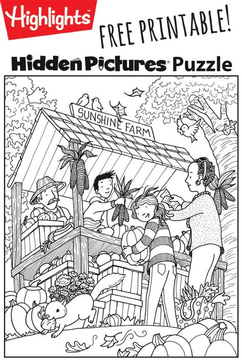 Free Printable Spring Hidden Pictures Worksheet24