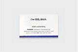 Facebook Page On Business Card