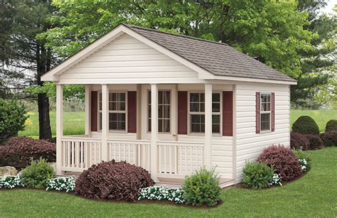 Gable Porch And Poolside Series Shed Amish Structures Md