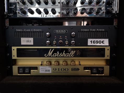 Marshall Dual Monoblock Rack 3u Amplifier Deal Music Reverb