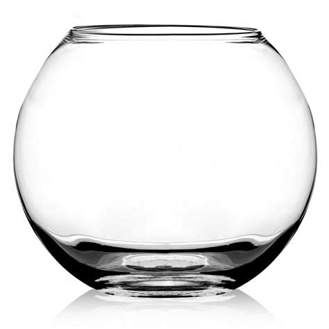 Large Round Glass Bowlvase By Air Armor