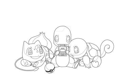 Kanto Starters Coloring Pages Coloring Coloring Pages