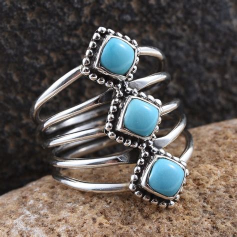 Artisan Crafted Arizona Sleeping Beauty Turquoise Sterling Silver Ring