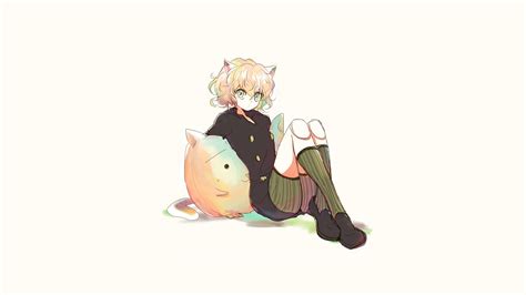Neferpitou Anime Girls Sitting Cat Ears Anime