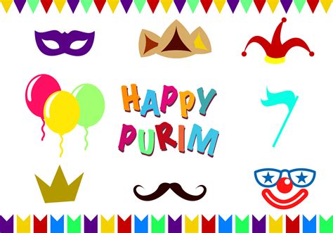 Purim is a festival that commemorates the deliverance of the jewish people of the ancient persian. Free Purim Vector - Download Free Vector Art, Stock Graphics & Images