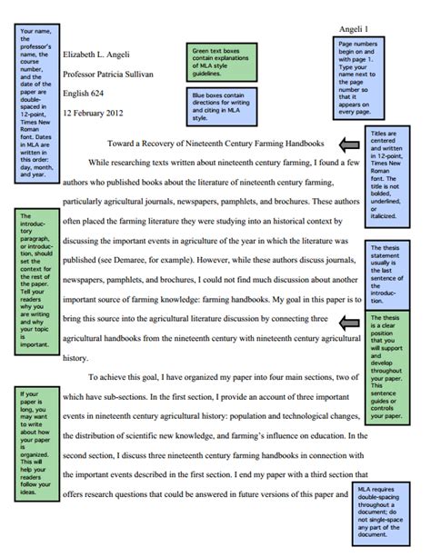 Based on publication manual of the american psychological association, 7th ed. Research Paper Example Mla 7 - Welcome to the Purdue OWL