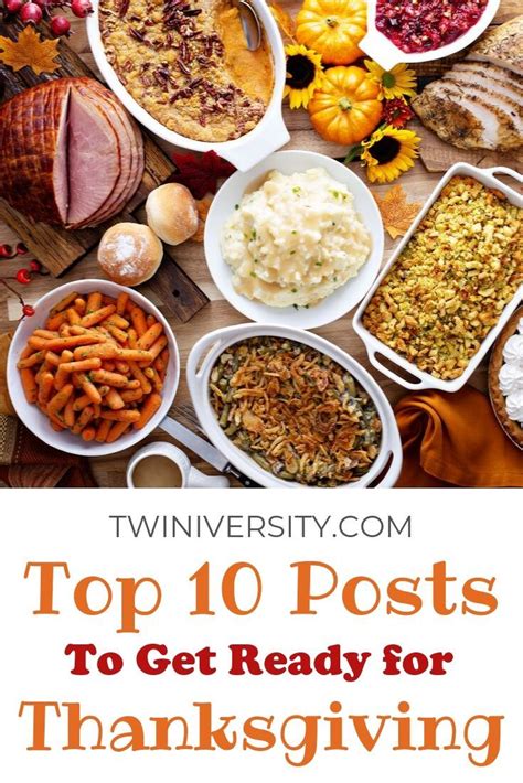 Every item on this page was ch. Top 10 Posts To Get Ready for Thanksgiving | Turkey dinner, Thanksgiving cooking, Cooking for a ...