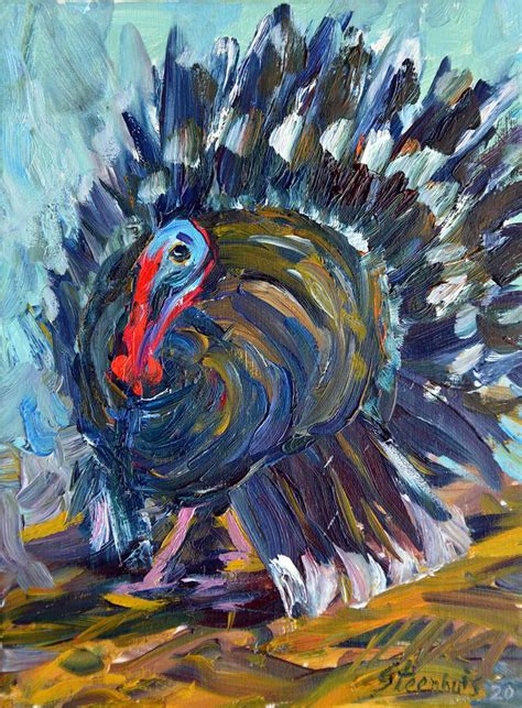 Portrait Of A Turkey Art In Provence