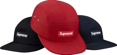 Lf B Rubber Logo Camp Caps Solid Colored Rsupremeclothing