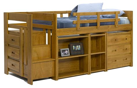 Chelsea Home Twin Loft Bed With Storage And Reviews Wayfair