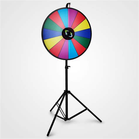 24 Prize Wheel Tripod Spinning Folding Stand Fortune Game Fast