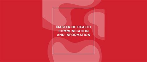July 22 Online Information Session For Master Of Health Communication And Information School